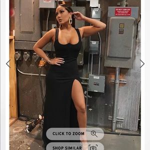 FN | New York gala slit maxi dress